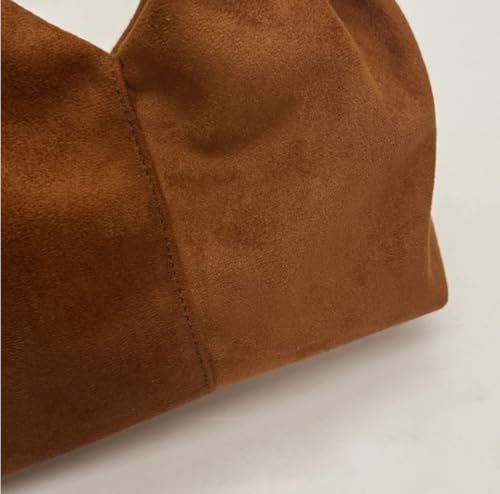 Bolso Tote Pequeño Slouchy de Gamuza para Mujer miniatura 6
