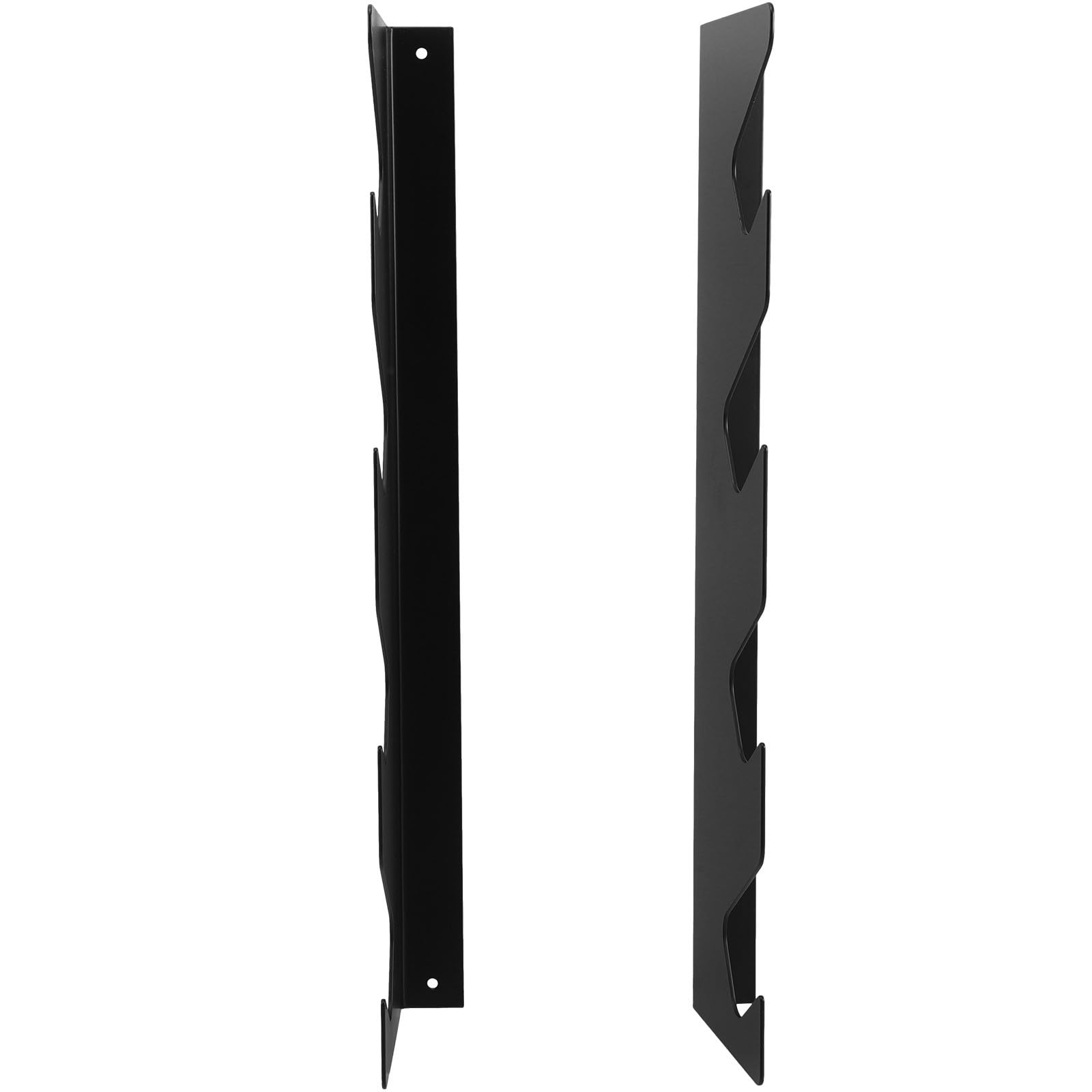 Organizador de Herramientas de Jardín de Metal Negro para Pared