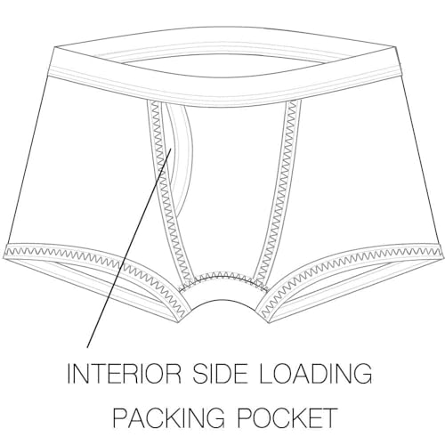 RODEOH SHIFT FTM 9" Cotton Boxer Packer Underwear | Mid-Rise | Booty & Thigh Coverage | Interior Side Pocket2