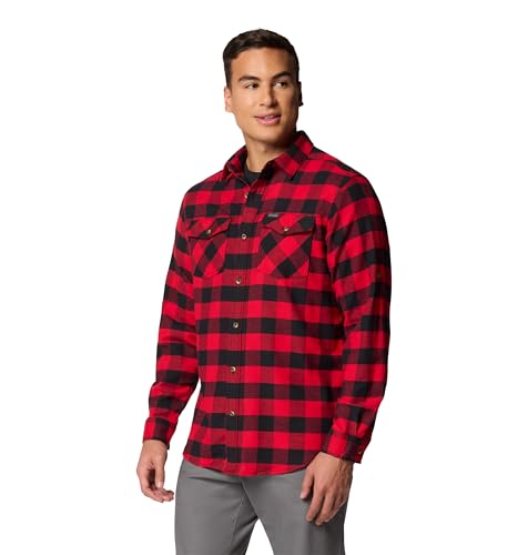 Columbia Men's Bearmouth Springs Roll Up Long Sleeve Flannel Shirt3