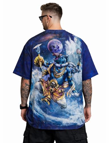 Image of Shiva, Krishna, Hanuman, Kali, Ram and Ravana, Ramayan, Bagavath Githa, Buddha Religious, Spiritual, Hindu Gods T-Shirts