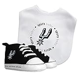 MasterPieces Baby Fanatic NBA San Antonio Spurs Unisex SAS30002Bib & Prewalker Gift Set - San Antonio Spurs