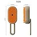 Cat Steam Brush - Spray Design, 3 in 1 Cat Steamy Brush with Steamer, Pet Spray Hair Comb, Steam Brush for Dogs - Suitable for All Pets -Pet Spray Hair Comb (coffee)