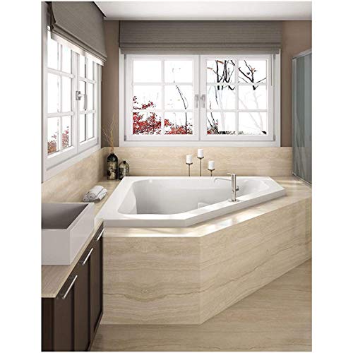 Jacuzzi J5D6060Bcxxxxw Jacuzzi J5D6060 Bcx Xxx Signature 60" Corner Soaking Bathtub With Center Drain #TOP1