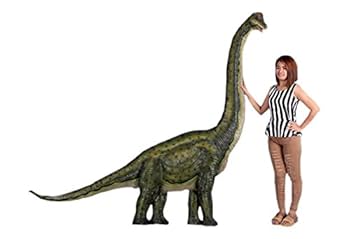 Amazon.co.jp: FRP恐竜オブジェ 壁掛けブラキオサウルス 置物