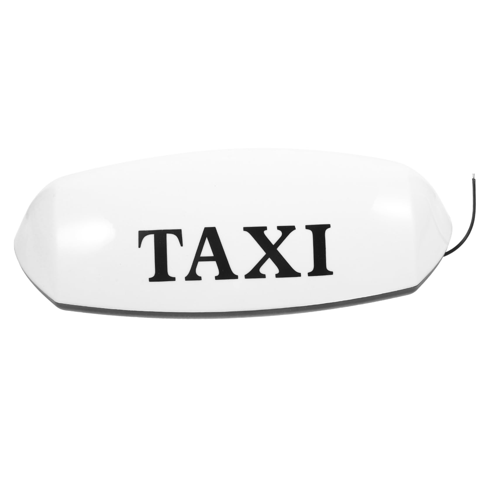 Cabilock Lampada Taxi Magnetica per Auto 12v, Segnale da Tetto Bianco, Installazione Facile, per Guida Notturna su Taxi e Auto