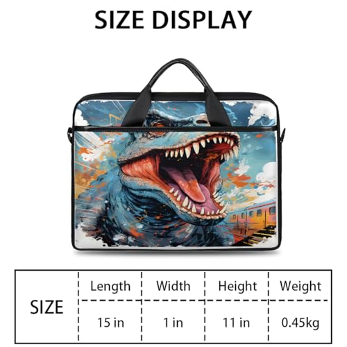 Bolso Retro para Laptop 15 Pulgadas con Correa de Hombro miniatura 2