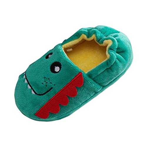 de Dinossauro Crianças Antiderrapantes de Animal Felpudo para Uso Interno Quentes de Casa, 17,5 cm