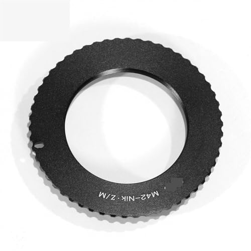 Ultraflacher Adapterring for Objektivhalterung, for M42-Objektiv mit Schraubbefestigung for Nikon Z-Mount-Kamera Z Fc/Z7II/Z6II/Z50II