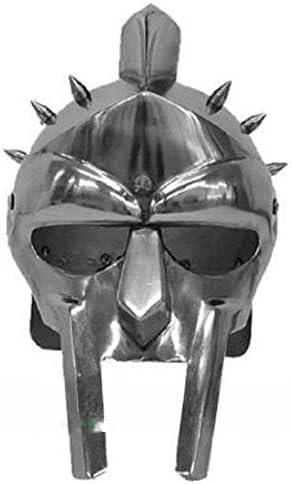 Roman Gladiator Maximum Armor Helmet with Liner Spikes Reeactment