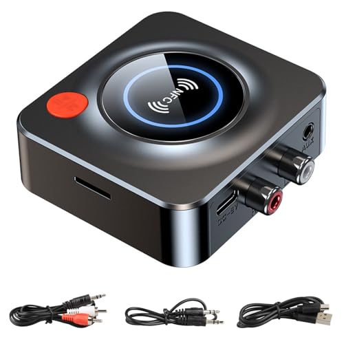 Connessione USB rapida: ricevitore bluetooth RCA aptX HD HiFi, goditi una connessione USB completa. Ideale per uso prolungato, feste o intrattenimento del fine settimana. Il design discreto del ricevitore RCA garantisce una trasmissione stabile per una qualità del suono superiore