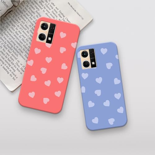 Image of COLORflow Back Cover Compatible with Oppo F21 Pro 4G / F21s Pro 4G | Heart Celestial Color Customized Back Cover Compatible with Oppo F21 Pro 4G / F21s Pro 4G