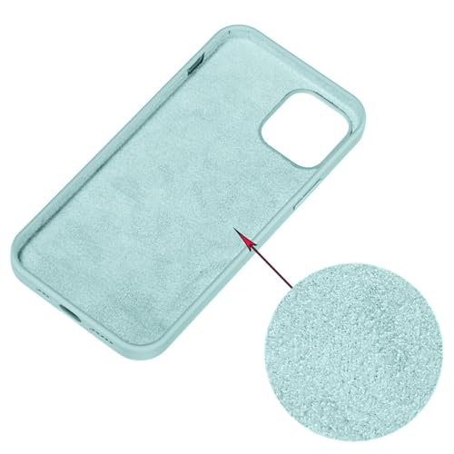 Image of ArmourPro Silicone Back Case for iPhone 15 Pro Max Soft-Touch Case | Summer Green