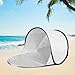 Vaveren Beach Tent Single-Layer Sun Protection Quick Cabana for Fishing Mountaineering Picnic Family Camping, White