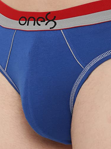 Image of one8 by Virat Kohli Men's Solid Brief(717 Royal Blue X-Large)