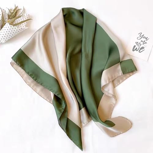 Square Scarf for Women Neck Head Wrap Lightweight Fashion Accessory for Travel Office Daily Outfit Styling4