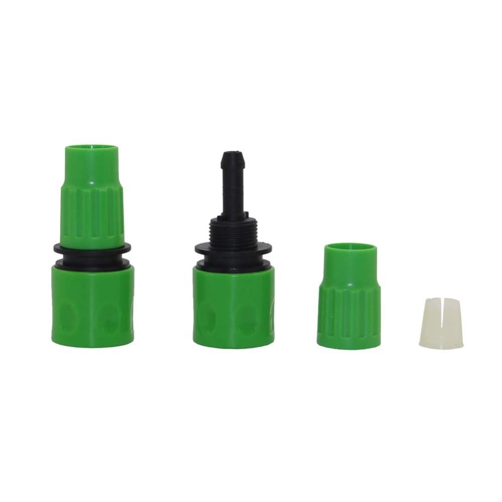 60pcs / Lot 8 mm Conector de Accesorios de riego telescópica Tubería Conectores Jardín Pistolas de Agua Decoración de jardín de riego Manguera rápida