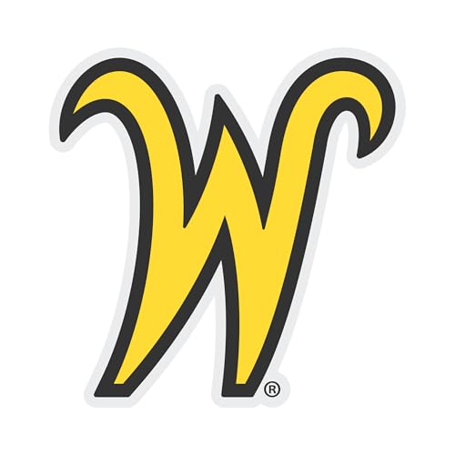 Wichita State Shockers Vinyl Decal Sticker 10 Inch Clear Officially Licensed Collegiate Product