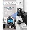 TEEHO Keyless Entry Door Lock - Keypad Door Lock with Handle