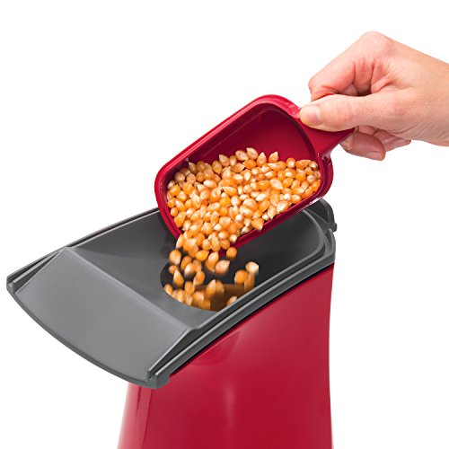 Image of Presto 04863 Poplite Hot Air Popcorn Popper - Built-In Measuring Cup + Melts Butter,Easy to Clean,Built-In Cord Wrap,18 Cups,Red,(Pack of 2)