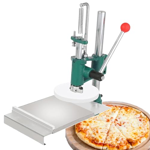 UMJIGF Cookie Presses Pizza Makers, Household Stainless Steel Bread Molder Press Machine with Easy-to-Use Handle, Dough Roller Dough Sheeter for Pizza Pastry Pie Crust, Flatbreads,16cm,16cm