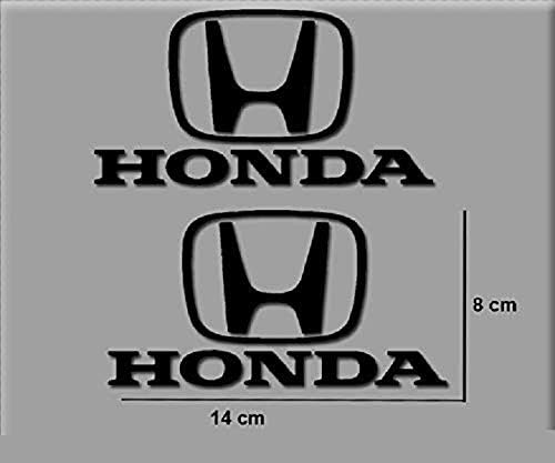 KaaHego Bike Sticker for Bumper Hood Windows Side for Any All Bikes (14.5X 8.5 cm) _(Black)