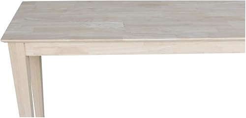 Miniatura 10 de International Concepts Shaker - Mesa consola extendida de 72 pulgadas, sin terminar