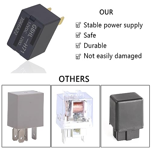 Image of 2PCS Automotive Relay OEM#G8HL-H71 39794-SDA-A03,4 Pin 12V Relay Compatible with Honda Accord Civic Odyssey CR-V,Professional Car Accessories AC Relays