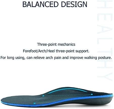 EDDGE Solette Ortopediche Fascite Plantare Piedi Piatti Pad for Scarpe Ortopediche Solette for Arco Plantare for Uomini/Donne Alleviano Il Dolore ai Piedi (Size : EU 41-265mm)