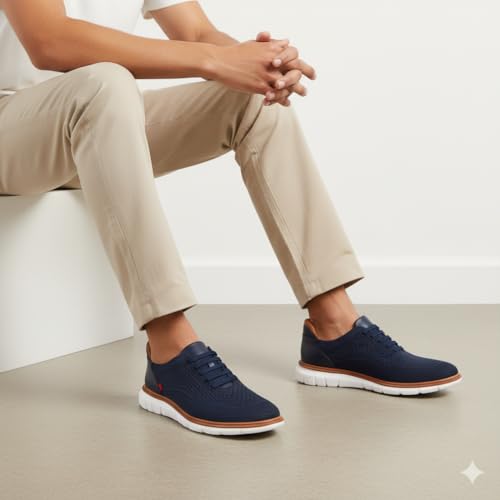Image of Marc Joseph New York Mens Edison Street Oxford (Hands Free Technology)
