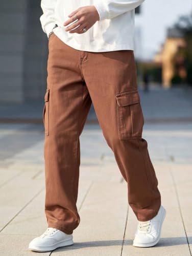 Image of RAGZO Baggy Cargo Jeans Pant for Man Stylish