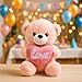 Imagen de Oso de peluche «Love» de 32 cm con corazón