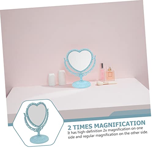 Espejo para maquillaje doble cara con base desmontable miniatura 4