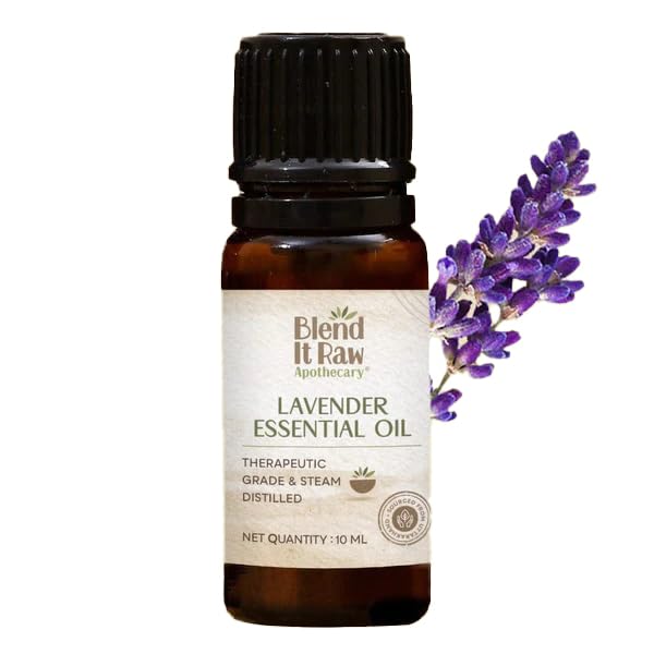Blend It Raw Apothecary Kashmiri Lavender Essential Oil, Therapeutic Grade & Steam Distilled for Aromatherapy & Skin | All Natural Home Fragrance, 10ml-image-40