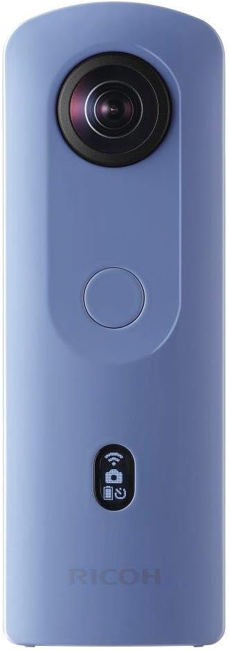 Best Cyber Monday 🔥 Ricoh Theta SC2 Blue 360° Camera, Blue