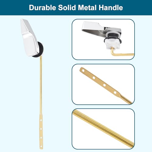 image for Hygie Rinse Universal Toilet Handle Replacement Kit Compatible with Am