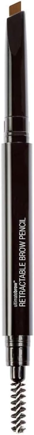 Ultimate Brow Retractable Pencil with Precision Triangular Tip - Pigmented Colour for Perfectly Defined Eyebrows, Medium Brown