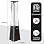 LEGACY HEATING Outdoor Patio Heater with Reflector Shield, 40,000 BTU Propane Patio Heater with Wheels for Commercial, Residential, Garden, Porch, Party, Deck(Mocha)