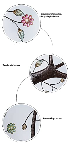 Retro Wanddecoratie Metalen Sculptuur Schilderij Handgemaakte Muur Opknoping Kunstwerk Decoratie Voor Tuin Balkon… - Image 6