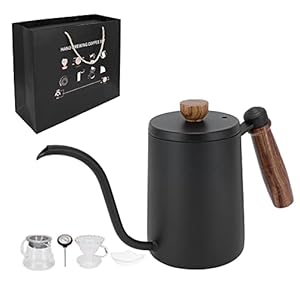 Muskan Enterprises -ME Pour Over Coffee Pot, 5Pcs/Set Portable Reusable Drip Coffee Maker for Coffee Lovers for Household Use(Black Hand Punch, Blue)'$