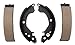 ACDelco Gold 17499B Bonded Rear Drum Brake Shoe Set