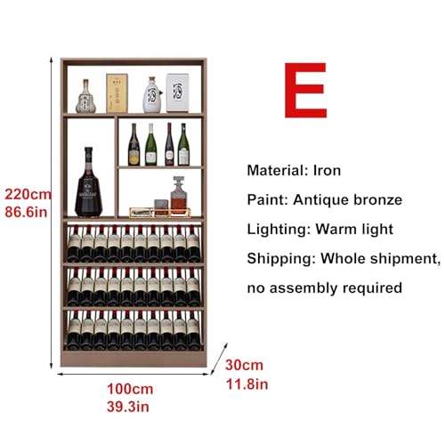 Soporte para Botellas de Vino con Luz LED y Estantes miniatura 2