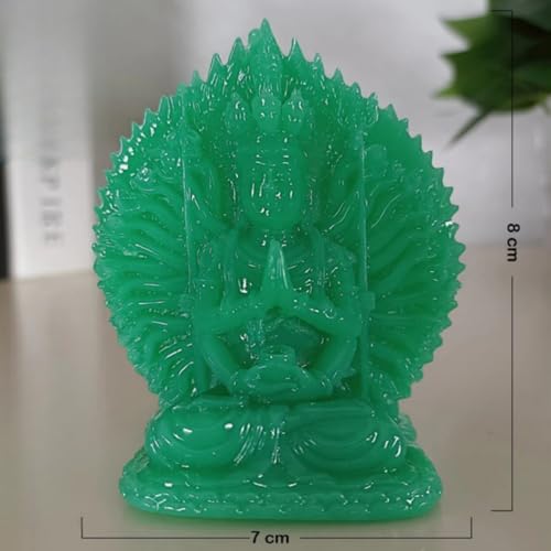 Bouddha Guanyin phosphorescente pour décoration de table - 4
