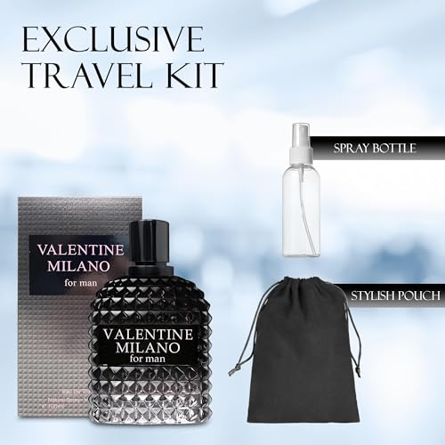 Image of AFLUXE Valentine Milano EDT Men's Cologne with Gift Bag