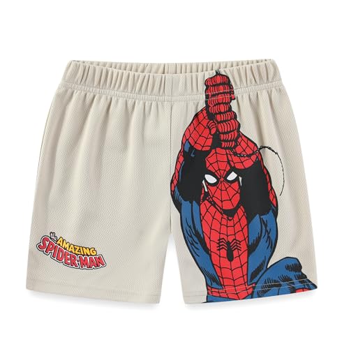 Image of Marvel Spider-Man Boys Short Sleeve T-Shirt and Active Mesh Shorts Set for Toddler and Big Kids
