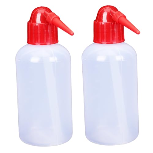 TOVINANNA 2個 洗浄用プラスチックスクイーズボトル 精密ノズル付き 軽量コンパクト 多用途園芸 実験 家用灌漑ツール
