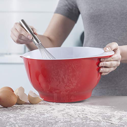 Zeal Two Tone Mixing Bowl 23cm - Red - Image 2