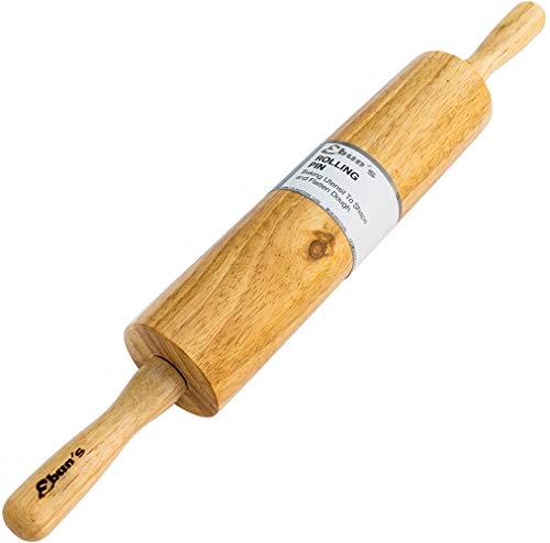 Rolling Pin for Baking Pizza Dough, Pie & Cookie - Essential Kitchen utensil
