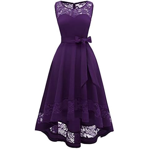 Formal Elegant Sexy Dinner Dance Sequins Dress Vintage Event High Tea Rockabilly Ruffled A-line Flared Dress Grape S Cover