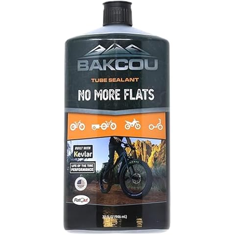 Bakcou | Flat Out - Ultimate Off-Road eBike with Bicycle Sealant for Unmatched Protection and Tire Repair | Prevents Flats, Seals Leaks, and Saves You Money | Engineered for The Toughest Conditions Cover